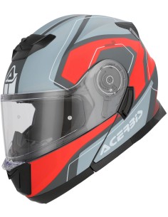 Casco Acerbis Serel | Gris y rojo
