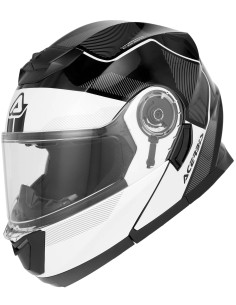 Casco Acerbis Serel | Negro y blanco