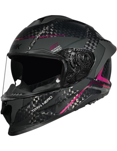 Casco SMK Titan Carbon Nero Mujer | GL269