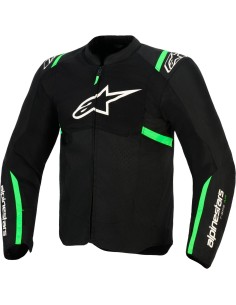 Chaqueta Alpinestars T-SPS Air V2 | Negro y verde fluor