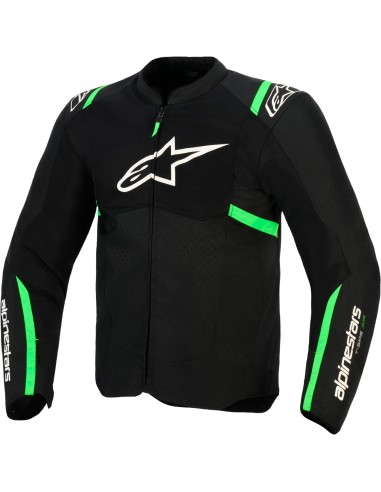 Chaqueta Alpinestars T-SPS Air V2 | Negro y verde fluor