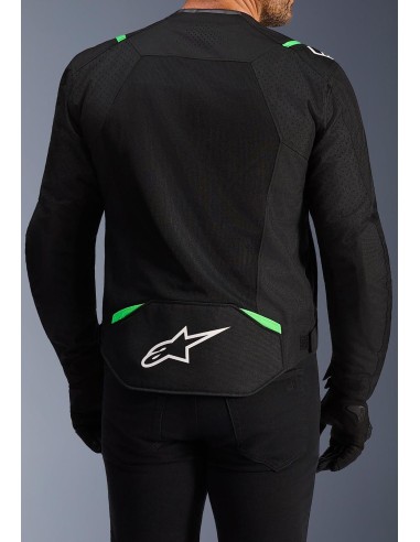 Chaqueta Alpinestars T-SPS Air V2 | Negro y verde fluor