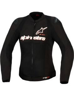 Chaqueta Alpinestars Stella SMX Air | Negro-blanco-rojo fluor