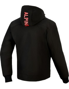 Sudadera Alpinestars Radium Tech | Negro y rojo brillante 2