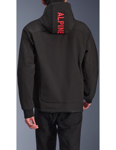 Sudadera Alpinestars Radium Tech | Negro y rojo brillante