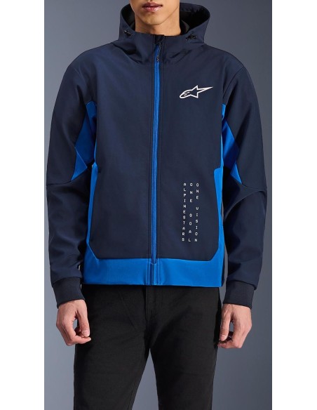 Sudadera Alpinestars Radium Tech | Azul marino y azul real