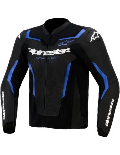 Chaqueta Alpinestars Force V2 Airflow | Negro y azul metálico