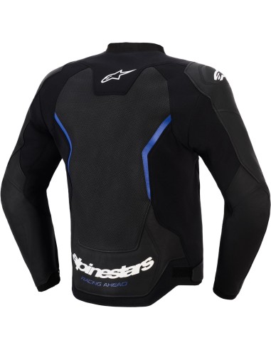 Chaqueta Alpinestars Force V2 Airflow | Negro y azul metálico