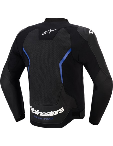 Chaqueta Alpinestars Force V2 Airflow | Negro y azul metálico