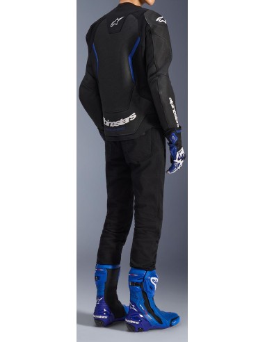 Chaqueta Alpinestars Force V2 Airflow | Negro y azul metálico