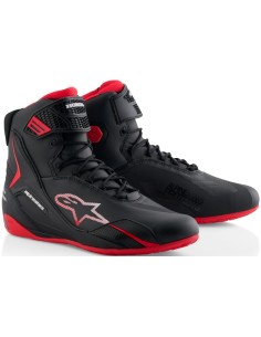 Zapatillas Alpinestars Honda Faster-4 | Negro y rojo