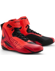 Zapatillas Alpinestars MM93 Faster-4 | Rojo fluor-rojo brillante-negro