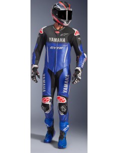 Mono Alpinestars 1PC Yamaha GP-R7 | Azul metálico-negro-blanco-rojo fluor