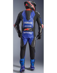 Mono Alpinestars 1PC Yamaha GP-R7 | Azul metálico-negro-blanco-rojo fluor 2