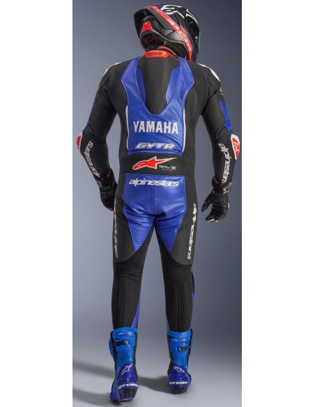 Mono Alpinestars 1PC Yamaha GP-R7 | Azul metálico-negro-blanco-rojo fluor