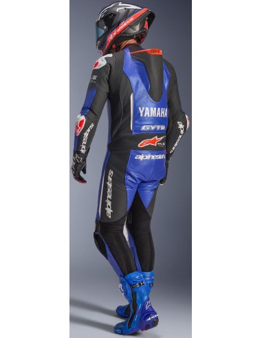 Mono Alpinestars 1PC Yamaha GP-R7 | Azul metálico-negro-blanco-rojo fluor