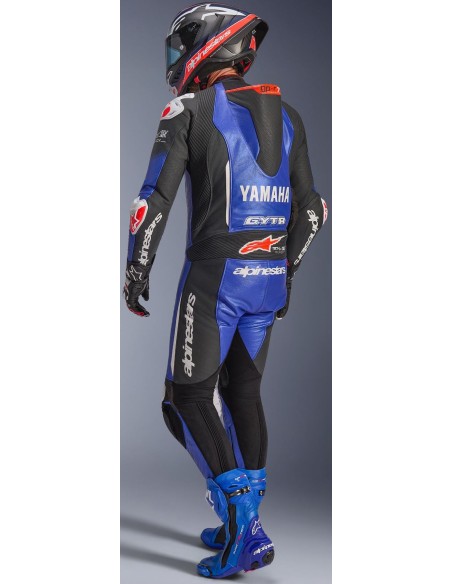 Mono Alpinestars 1PC Yamaha GP-R7 | Azul metálico-negro-blanco-rojo fluor