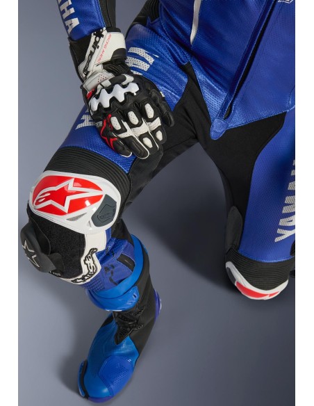 Mono Alpinestars 1PC Yamaha GP-R7 | Azul metálico-negro-blanco-rojo fluor