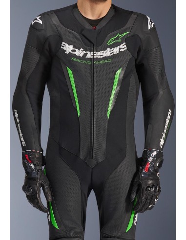 Mono Alpinestars 1PC GP Force V2 | Negro y verde