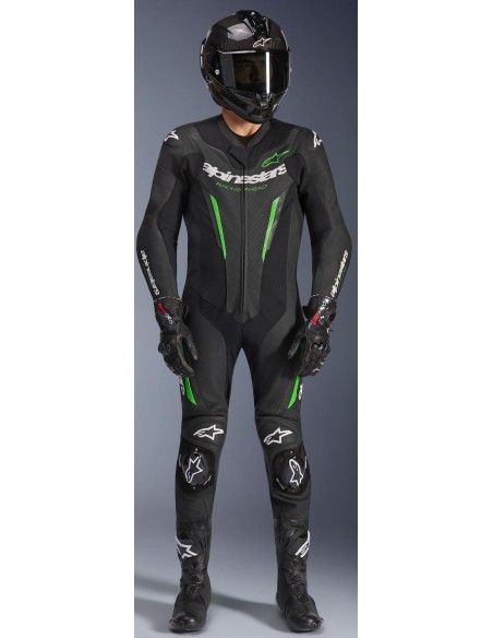 Mono Alpinestars 1PC GP Force V2 | Negro y verde