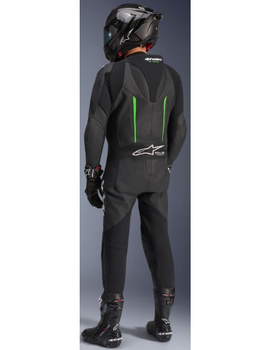 Mono Alpinestars 1PC GP Force V2 | Negro y verde
