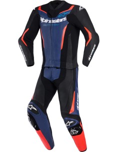 Mono Alpinestars 2PCs GP Force V2 | Negro-azul-rojo fluor