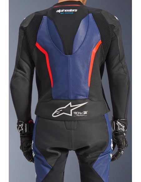 Mono Alpinestars 2PCs GP Force V2 | Negro-azul-rojo fluor