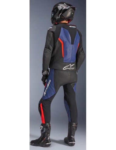 Mono Alpinestars 2PCs GP Force V2 | Negro-azul-rojo fluor