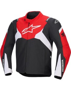 Chaqueta Alpinestars Honda T-Jaws V4 WP | Negro-rojo brillante-blanco
