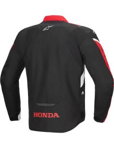 Chaqueta Alpinestars Honda T-Jaws V4 WP | Negro-rojo brillante-blanco 2