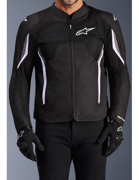 Chaqueta Alpinestars AST V3 Air | Negro-gris oscuro-blanco