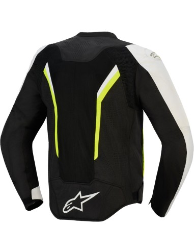 Chaqueta Alpinestars AST V3 Air | Negro-plata-amarillo fluor