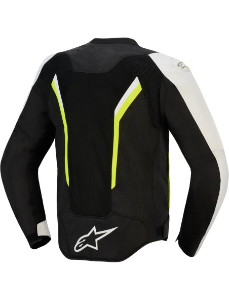 Chaqueta Alpinestars AST V3 Air | Negro-plata-amarillo fluor