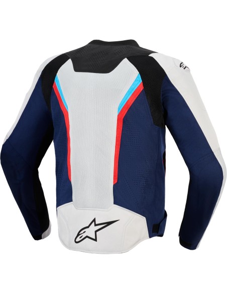 Chaqueta Alpinestars AST V3 Air | Plata-azul-rojo brillante