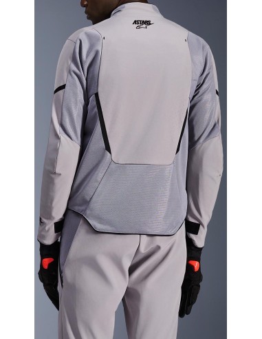 Chaqueta Alpinestars Aeroshell Airflow | Gris medio y antracita