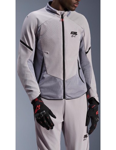 Chaqueta Alpinestars Aeroshell Airflow | Gris medio y antracita