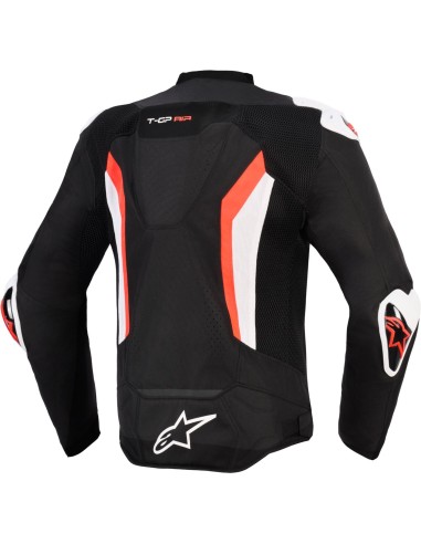 Chaqueta Alpinestars T-GP Air | Negro y rojo fluor