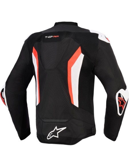 Chaqueta Alpinestars T-GP Air | Negro y rojo fluor