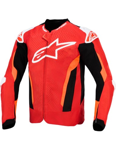 Chaqueta Alpinestars T-GP Air | Rojo brillante-rojo fluor-negro