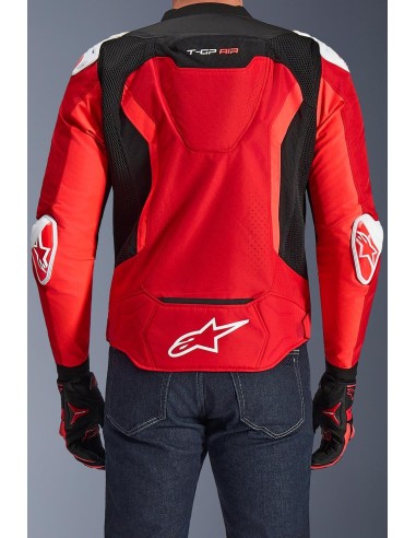 Chaqueta Alpinestars T-GP Air | Rojo brillante-rojo fluor-negro