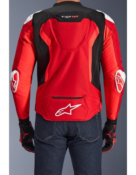 Chaqueta Alpinestars T-GP Air | Rojo brillante-rojo fluor-negro