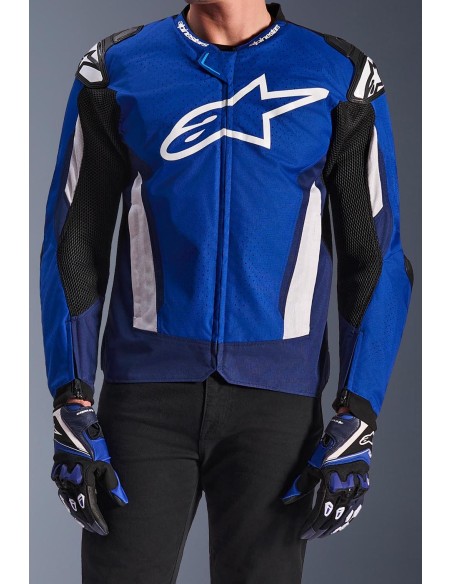 Chaqueta Alpinestars T-GP Air | Azul brillante-azul marino-blanco