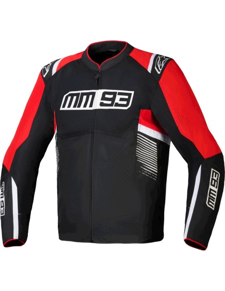 Chaqueta Alpinestars MM93 T-SPS Air V2 | Negro-rojo brillante-blanco