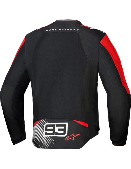 Chaqueta Alpinestars MM93 T-SPS Air V2 | Negro-rojo brillante-blanco