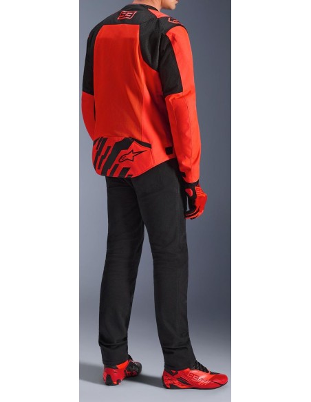 Chaqueta Alpinestars MM93 T-SPS Air V2 | Rojo fluor y negro