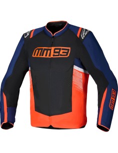 Chaqueta Alpinestars MM93 T-SPS Air V2 | Azul marino-negro-rojo fluor-blanco