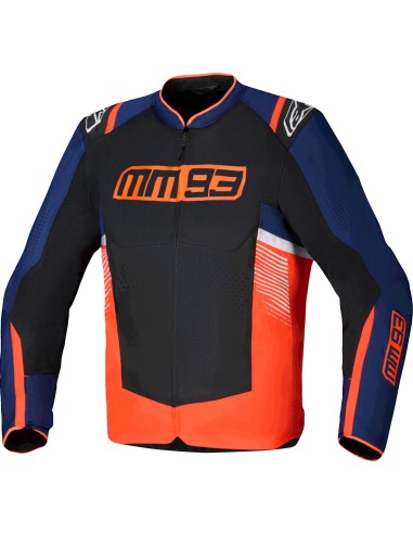 Chaqueta Alpinestars MM93 T-SPS Air V2 | Azul marino-negro-rojo fluor-blanco