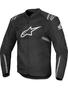 Chaqueta Alpinestars Honda T-SPS Air V2 | Negro-gris oscuro-gris claro