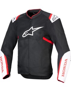 Chaqueta Alpinestars Honda T-SPS Air V2 | Negro-blanco-rojo brillante