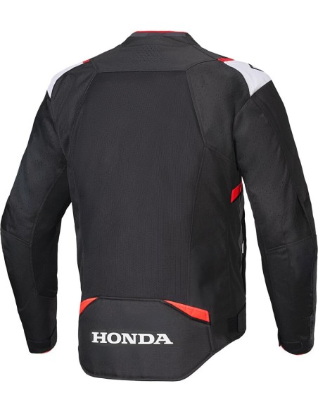 Chaqueta Alpinestars Honda T-SPS Air V2 | Negro-blanco-rojo brillante